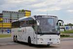 Mercedes Tourismo von Zaruba M&K Reisen aus der CZ 2018 in Krems gesehen.