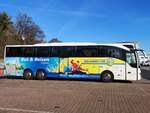 Mercedes Tourismo von SH Bus & Reisen GmbH Schwerin aus Deutschland im Stadthafen Sassnitz am 23.02.2019