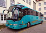 Mercedes Reisebus am 18.10.22 in Sassnitz.