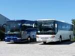 Mercedes Tourismo und Setra 415 UL von Becker-Strelitz Reisen aus Deutschland in Bergen am 01.06.2020
