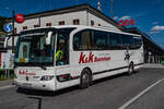 13.04.2024: k&k Busreisen Wagen EU 632 DS als SV500 Richtung Wr. Neustadt