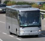 Mercedes Benz Tourismo immatricul en Pologne photographi le 29.08.2012 prs de Berne