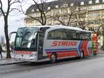 Mercedes Travego  Strunk , Hamburg HBf 17.01.2014