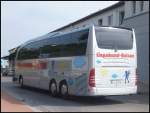 Mercedes Travego von Neubauer/Vagabund-Reisen aus Deutschland im Stadthafen Sassnitz am 30.08.2013