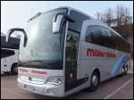 Mercedes Travego von Mller Reisen aus Deutschland im Stadthafen Sassnitz am 14.03.2014