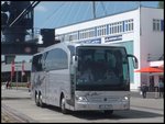 Mercedes Travego von Lenzliner aus Deutschland im Stadthafen Sassnitz am 02.06.2014