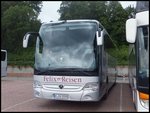 Mercedes Travego von Felix-Reisen aus Deutschland im Stadthafen Sassnitz am 21.06.2014