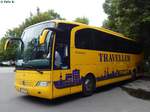 Mercedes Travego aus Polen (ex Traveller Buss/Schweden) beim Schloss Linderhof am 09.08.2015