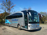 Mercedes Travego von Hütter Busreisen-Reisebüro aus der BRD 2017 in Krems.