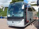 Mercedes Travego von Demmelmair aus Deutschland im Stadthafen Sassnitz am 15.08.2018
