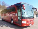 Mercedes Travego von Felix-Reisen aus Deutschland im Stadthafen Sassnitz am 16.04.2016