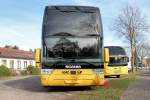 ADAC Postbus am 31.10.2013 bei den Tostedter Unternehmen  Becker Tours  - www.Becker-Reisen.de!