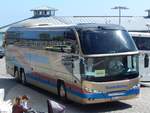 Neoplan Cityliner von Ramkvillabuss aus Schweden im Stadthafen Sassnitz am 15.05.2015