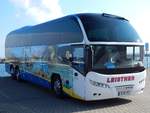 Neoplan Cityliner von Leistner Reisen aus Deutschland (ex Fischland-Darss-Tours) im Stadthafen Sassnitz am 16.09.2017