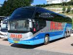 Neoplan Cityliner von Nilles aus D�nemark im Stadthafen Sassnitz am 12.08.2024