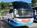 Neoplan Cityliner von Nilles aus D�nemark im Stadthafen Sassnitz am 12.08.2024
