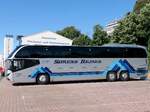 Neoplan Cityliner von S�rens Rejser aus D�nemark im Stadthafen Sassnitz am 13.08.2024