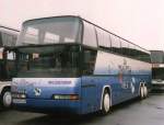Neoplan Cityliner N118 /3 H, aufgenommen im Oktober 1997 auf dem Gelnde der Neoplan NL Rhein Ruhr in Oberhausen.