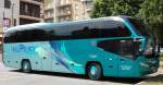 Reisebus des Unternehmens Valle Pesio, aufgenommen am 10.07.2010 in Tirano
