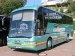 Neoplan Euroliner von Przew�z Os�b  Ontour  Kamil Grzybowski aus Polen im Stadthafen Sassnitz am 22.09.2024
