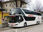 NEOPLAN als Mannschaftsbus der WGS-SVAROVSKI, anlässlich eines Bundesligaspieles in Ried i.I.; 220219