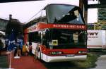 Neoplan Skyliner N122/3 Schiwy Reisen, aufgenommen im März 2003 bei der Veranstaltung  Das Fest  in Hattingen auf dem ehemaligen Hüttengelände.