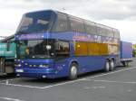 Neoplan des Busunternehmens Hartmann auf dem Autohof Werneck, 14.10.2009