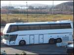 Neoplan Spaceliner ohne Kennzeichen in Mukran am 02.12.2013