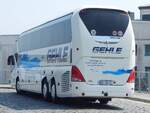 Neoplan Starliner von Gehle aus Deutschland im Stadthafen Sassnitz am 24.05.2016 