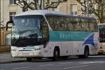 . Neoplan Tourliner des Busunternehmens Keolis aus Belgien, gesehen am 09.11.2015 in der Stadt Luxemburg.