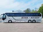 Neoplan Tourliner von Rose-Reisen aus Deutschland im Stadthafen Sassnitz am 14.05.2017