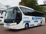 Neoplan Tourliner von Köppen GmbH aus Deutschland im Stadthafen Sassnitz am 08.09.2019