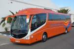Scania Irizar ein Reisebus in Arrecife am 13.12.13 von Amanda-Bus Unternehmen gesehen.