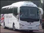 Scania Irizar von Avalon Coaches aus England in London am 25.09.2013