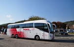 Scania Irizar i6 von Mengozzi Reisen aus Italien in Krems.
