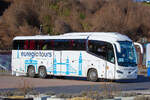 SCANIA Irizar i6S im Hafen Sassnitz.