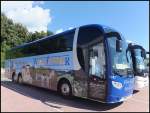 Scania OmniExpress von Först-Reisen/Weltenbummler aus Deutschland im Stadthafen Sassnitz am 10.08.2013