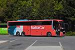 Scania Touring von BlaBlaCar, aufgenommen beim verlassen des busbahnhofs von Grenoble.