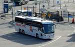 Scania Reisebus der Reederei VIKING LINE am 21.05.18 in Stockholm