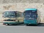 10.05.11,zwei Reisebusgenerationen in Iraklio auf Crete/Greece.