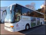 Setra 315 GT-HD von Michel-Reisen aus Deutschland im Stadthafen Sassnitz am 31.12.2013