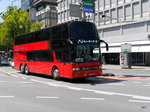 Reisebus Setra S 328 DT unterwegs in der Stadt Luzern am 21.05.2016