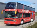 Setra 328 DT der RegioInfra Gesellschaft (ex Müller, Hachenburg) in Malchow am 09.09.2018