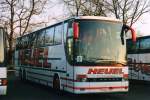 Setra S319 HDH/3, aufgenommen im November 2001 auf dem Parkplatz der Westfalenhallen in Dortmund.