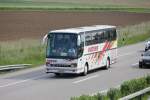 Setra 315 HD de la maison autrichienne WEISS photographi le 27.05.2012 sur l'autoroute Berne - Zurich 