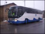 Setra 415 GT-HD von der Usedomer Bderbahn in Bergen am 15.12.2012