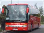 Setra 415 GT-HD vom Reisering Hamburg aus Deutschland bei der Raststätte Fuchsberg am 27.09.2013
