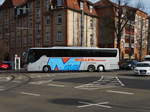 Müller Riedstadt Setra Reisebus am 04.03.17 in Frankfurt am Main