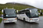 Setra Bus vor der Seilbahn in Tromsö (Norwegen) 11.6.18
