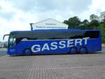 Setra 416 GT-HD von Gassert Reisen aus Deutschland im Stadthafen Sassnitz am 27.08.2017